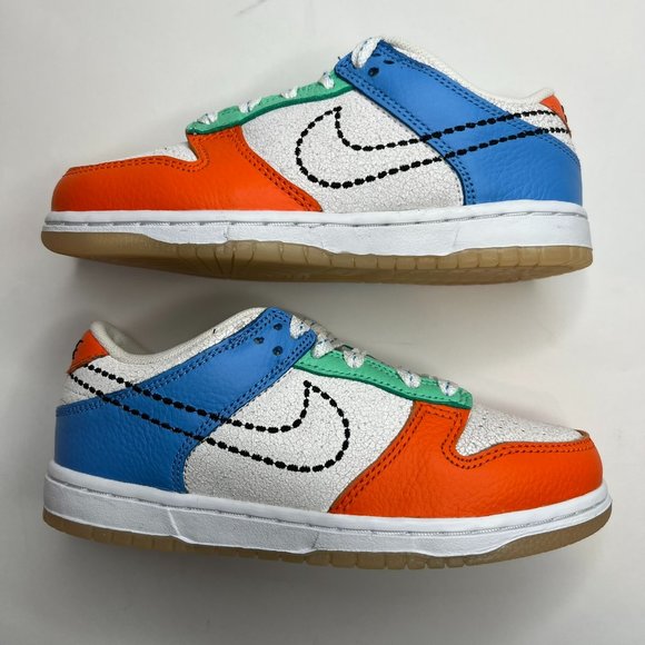 Nike Dunk Low Nike 101 (PS) Size 1Y DX3364-100 - Picture 1 of 10